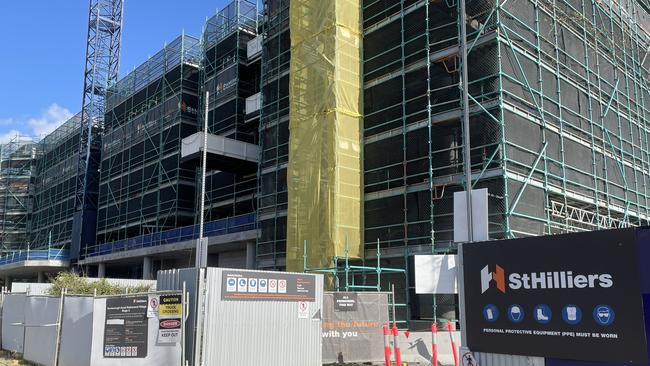 St Hilliers was working on this retirement village at Ascot in Brisbane. Photo: Glen Norris