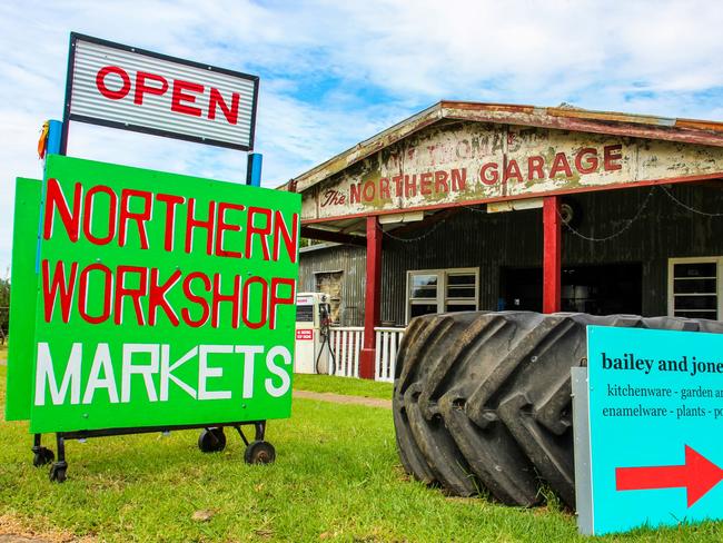 As well as weekend markets held once a month, the garage is used for groups to meet including knitters and canasta players.