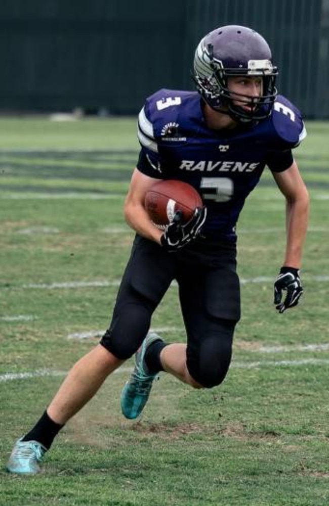 fearless Ravens receiver Harry Pratt.