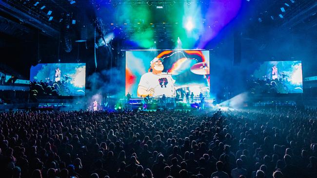 A full house for Gorillaz. Picture: Saige Prime