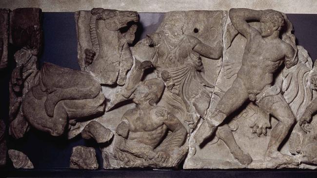 Part of the Elgin marbles. Picture: Supplied