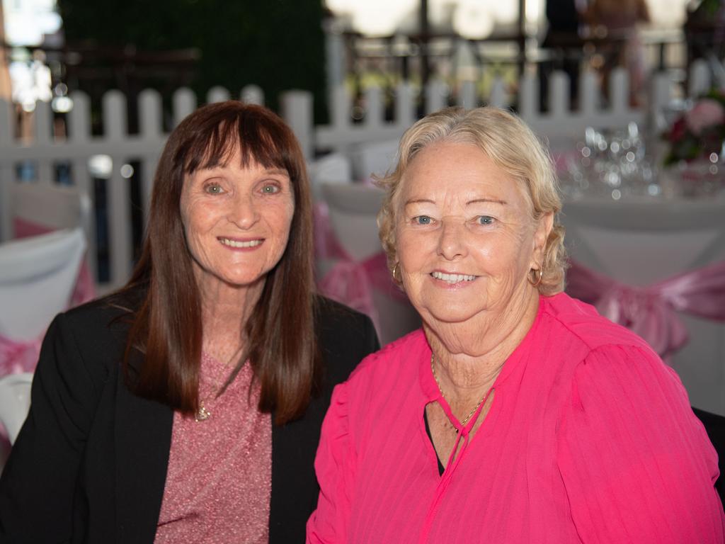 Sandra Hines (left) and Leanne McMillan. Picture: Nev Madsen