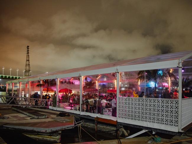 The floating nightclub cost $2m to build. Picture: Supplied