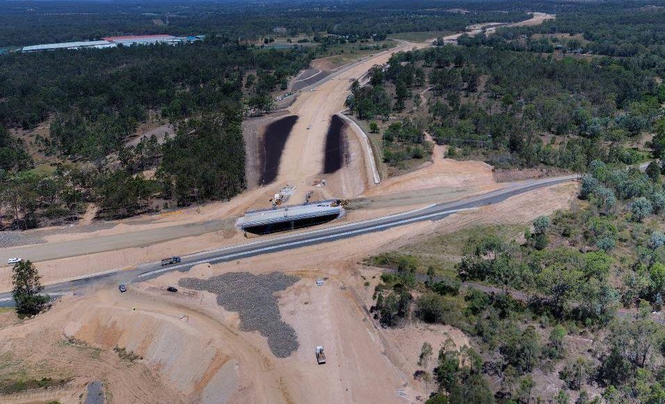 A 360 degree photo of the Murphys Creek Rd bridge at Postmans Ridge.