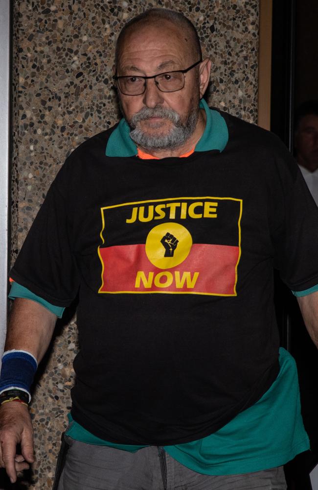 Black Lives Matter protest organiser Raul Bassi leaving the Supreme Court after the judgement was passed giving the protest the go-ahead last week. Picture: James Gourley/AAP