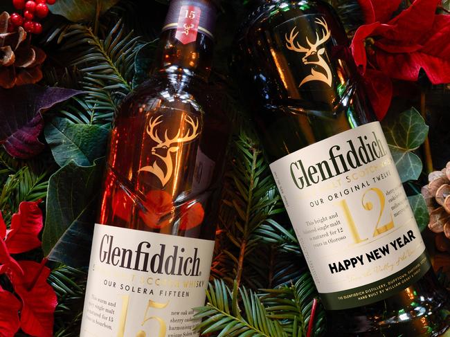 Glenfiddich personalised bottle. Picture: Supplied