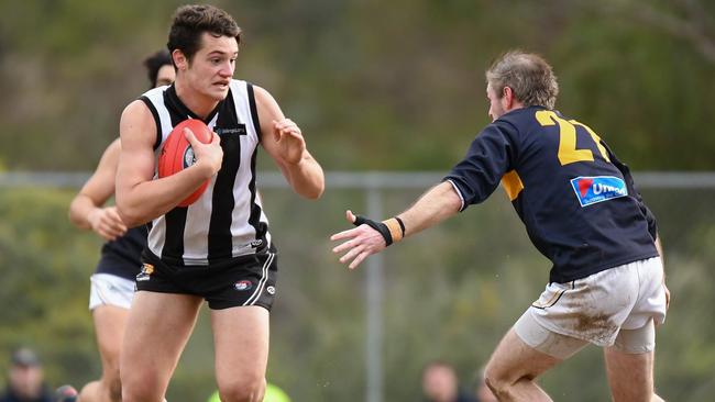 Whittlesea claimed its second win of the 2018 season over Montmorency. Picture: Nathan McNeill.