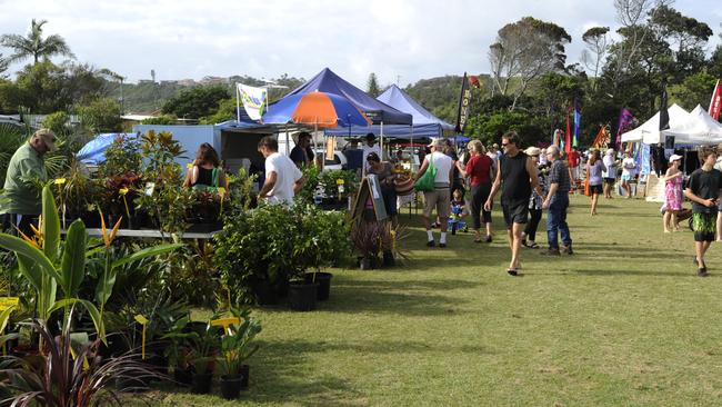 The Lennox Head markets at Williams Reserve. Photo Jay Cronan / The Northern Star