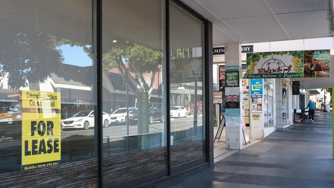 A retail tenancy for lease in Comino’s Arcade at Redcliffe. PHOTO: AAP/ Sarah Marshall