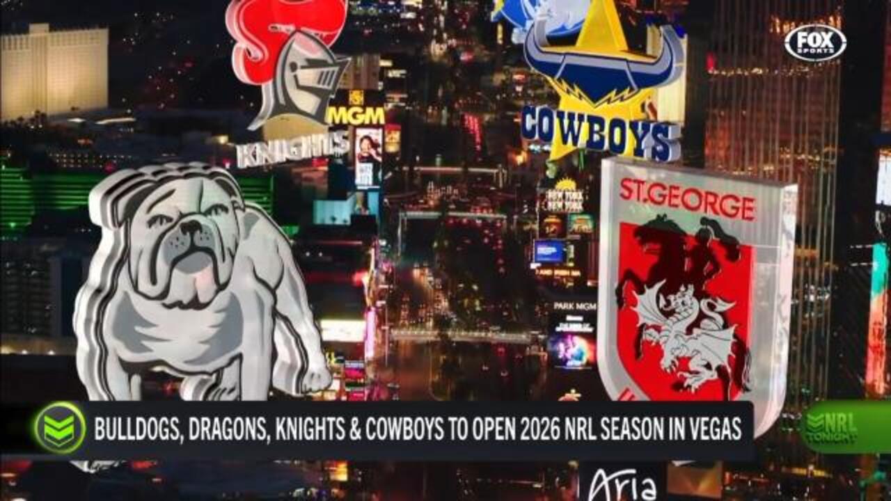NRL lock in 2026 Las Vegas fixtures