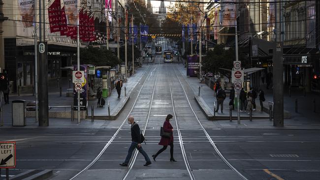 Melbourne will spend at least a fortnight in lockdown. Picture: Daniel Pockett/Getty Images