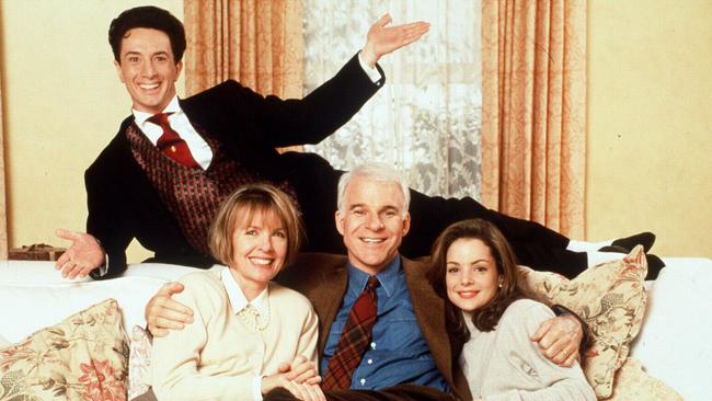 Steve Martin became known for playing a father, but only became one at age 67. Pictured here in Father of the Bride.