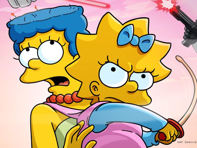 Marge and Maggie Simpson in Star Wars crossover May the 12th Be With You.