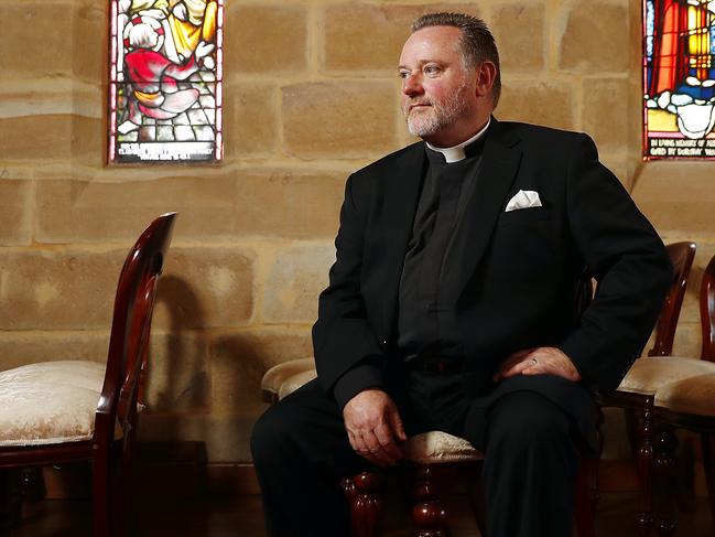 Father Rod Bower of Gosford Anglican Church. Picture: Sam Ruttyn