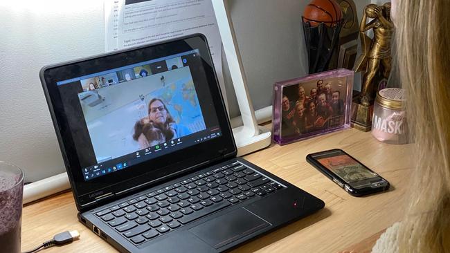 Gippsland Grammar teachers and students share pictures of their pets online as they get to grips with their new remote-learning system.