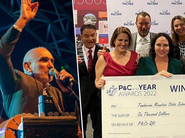 Members of the Tamborine Mountain State School P&C celebrate after being named best in Queensland.