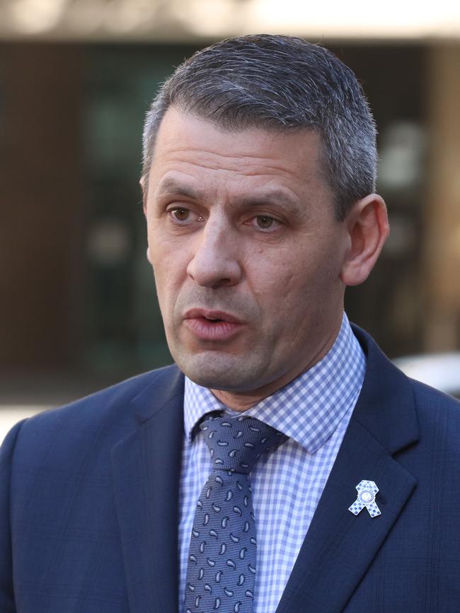 Victoria Police Association boss Wayne Gatt. Picture: David Crosling