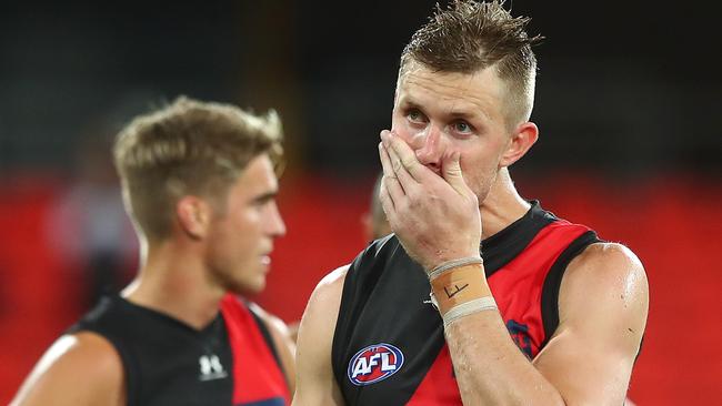 St Kilda and Melbourne are chasing Essendon utility Shaun McKernan. Picture: Getty Images