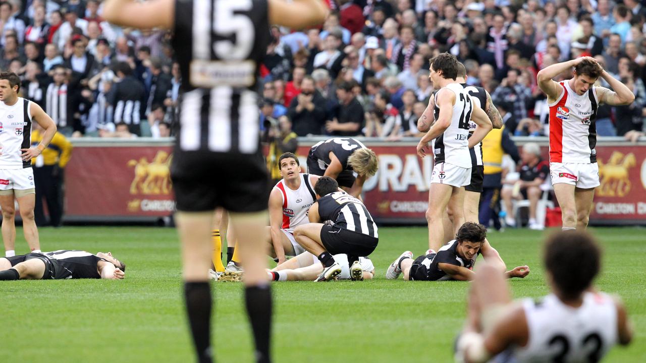 Collingwood and St Kilda played off in one of footy’s greatest deciders in 2010.