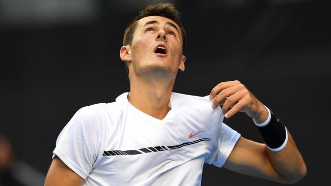 Precisely why Bernard Tomic admits to so little motivation or interest is unclear. Picture: AAP