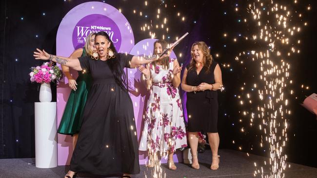 Woman of the Year Rachel Thorne at the inaugural awards at Mindil Beach Casino Resort on May 11, 2024. Photo: Helen Orr