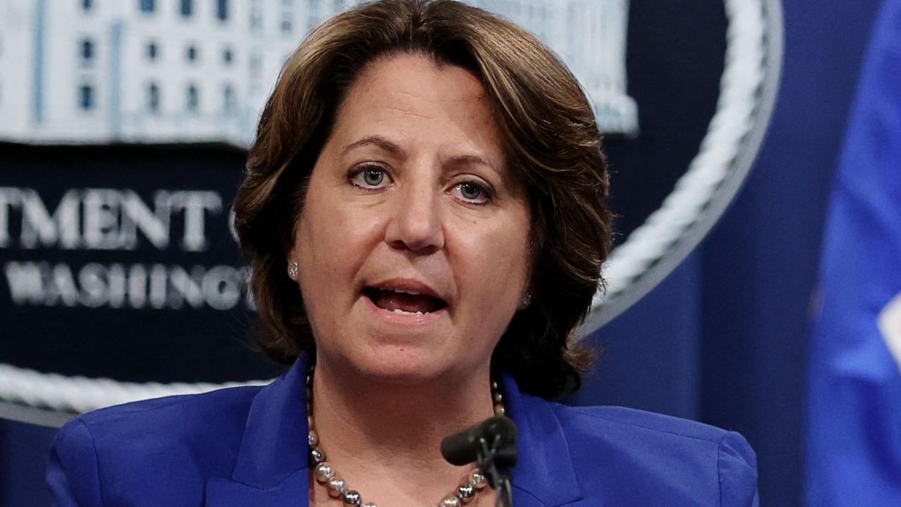 Deputy US Attorney-General Lisa Monaco announces\d the recovery of millions of dollars worth of cryptocurrency from the Colonial Pipeline ransomware attacks. Picture: Jonathan Ernst/AFP