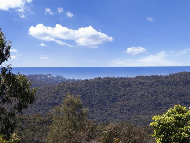 The view from the property on Forest Way, Belrose. Picture: Supplied