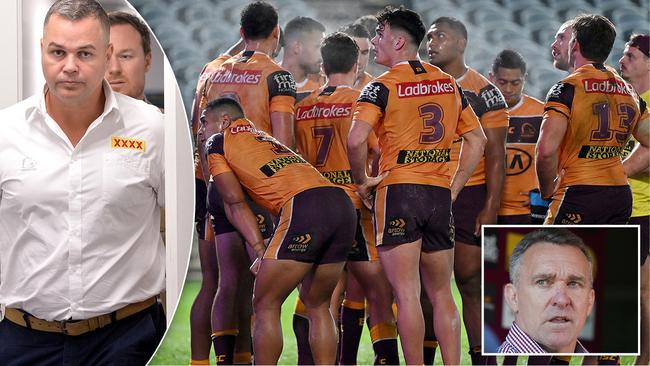 Coach Anthony Seibold, CEO Paul White and the Broncos have plenty to worry about.