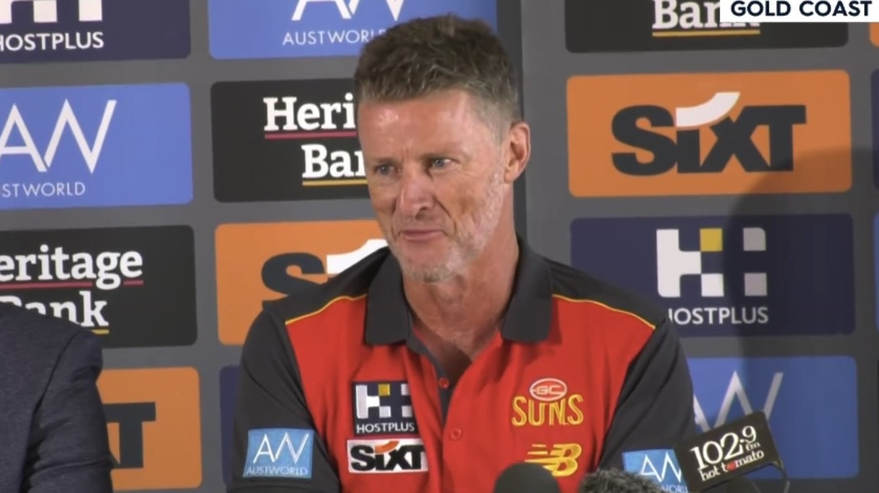 Damien Hardwick was announced as Gold Coast Suns coach on Monday.