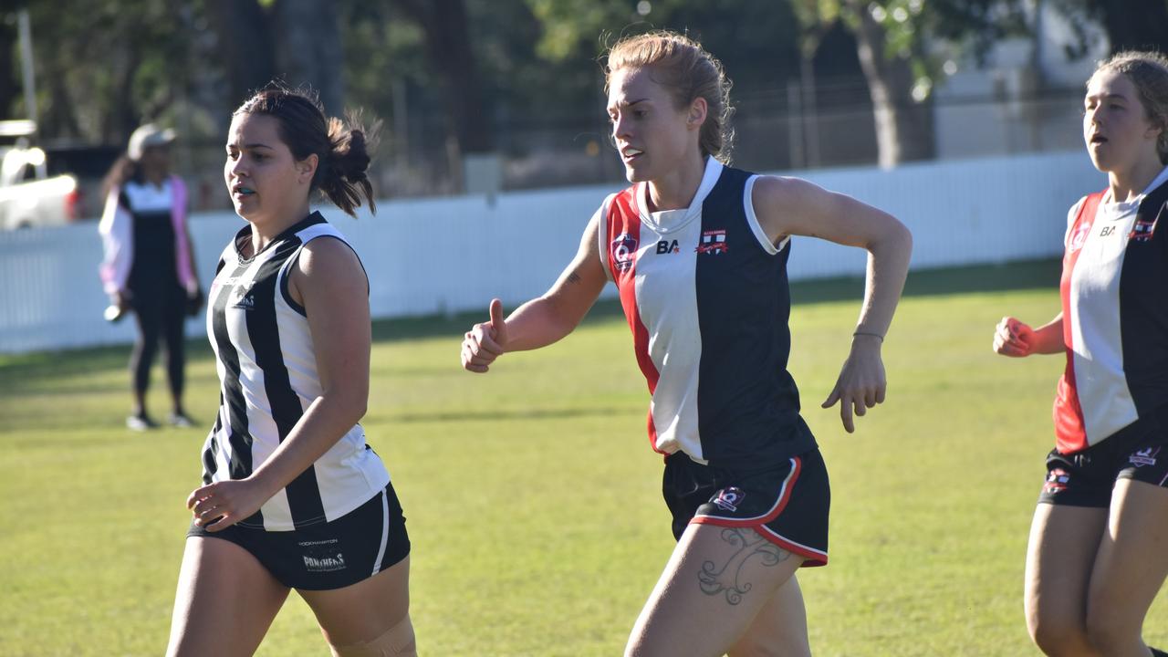 AFL Capricornia, senior women, Round 12, Panthers versus BITS Saints, Rockhampton Cricket Ground, July 15, 2023.