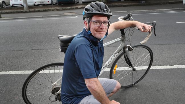 Kirk O’Dwyer took a detour on his journey from Essendon to Southbank but it didn’t pay off. Picture: David Crosling