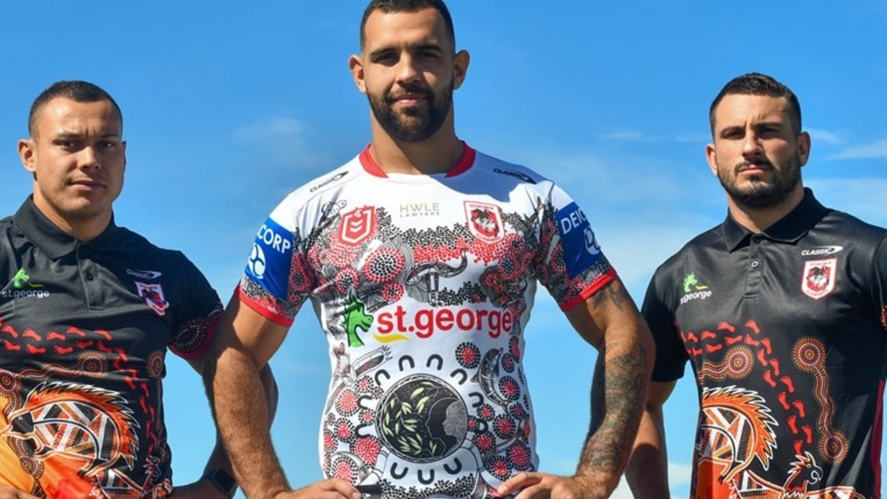 St George Illawarra’s indigenous jersey.