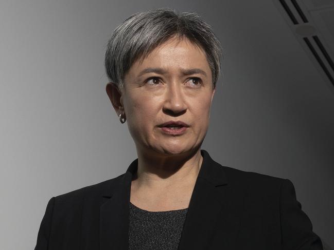 Senator Penny Wong said President-elect Joe Biden’s ideals gel well with Australia. Picture: NCA NewsWire / Gary Ramage