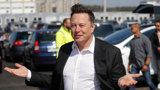 Elon Musk has voiced concerns about the increasing use of fossil fuels for bitcoin mining. Picture: AFP