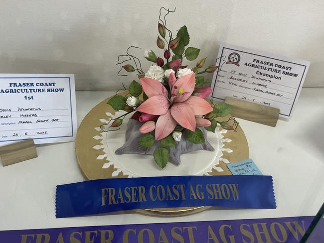 A winning cake on display at the Fraser Coast Show.