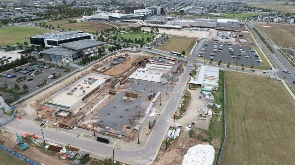 Construction of the Oran Park Leisure Centre is underway. Picture: Camden Council