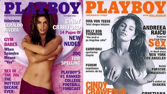 Cindy Crawford Playboy magazine covers