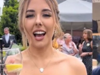 Funny video shows wedding party’s first vs. last drinks
