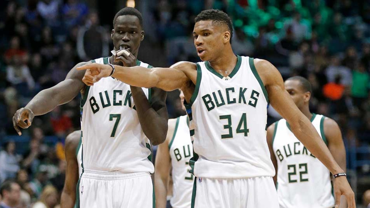 Thon Maker and Giannis Antetokounmpo have developed a close relationship.