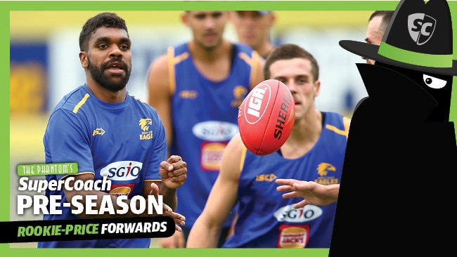 SuperCoach Phantom rookie price forwards