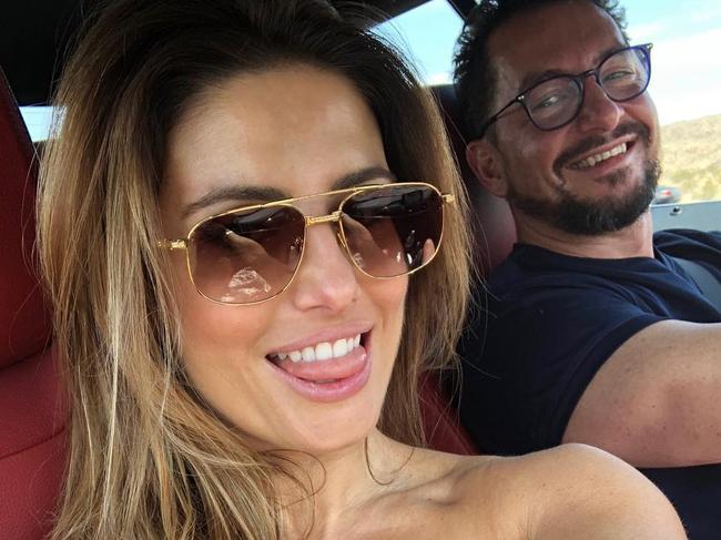 Ada Nicodemou and partner Adam Rigby. Picture: Instagram