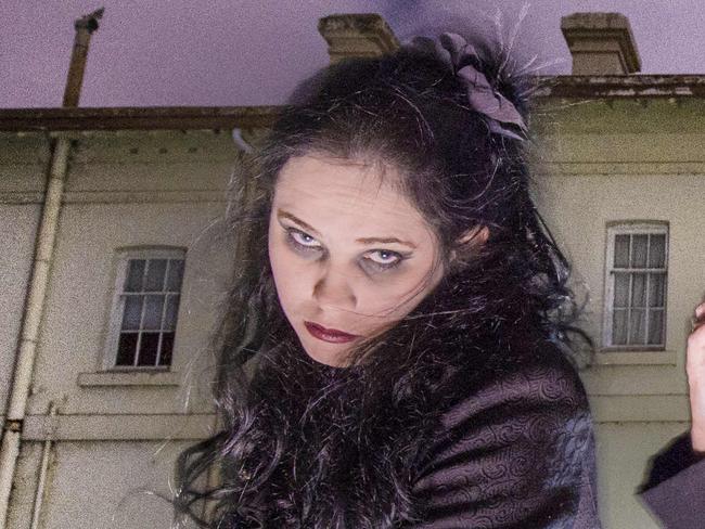 Tour Guide Annie Sienesi and Historian and Ararat Asylum tour guide Nathaniel Buchanan said interest in for tours of the old hospital for the mentally ill have spiked in the last year. Picture: Jason Edwards