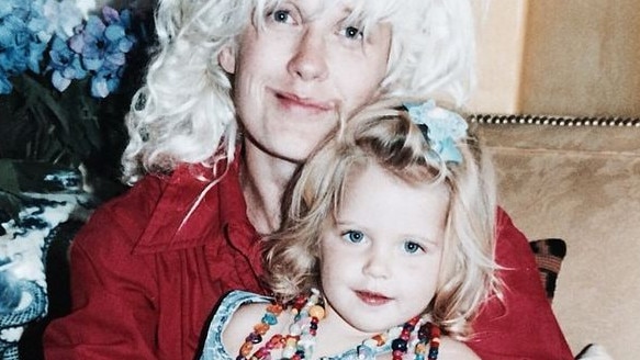 Peaches Geldof posted this picture on Instagram, of herself as a child being held by mum, Paula Yates, a week before she passed away.