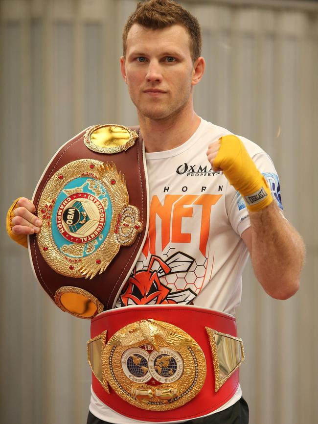 Jeff Horn has never been hurt. Picture: Jono Searle.
