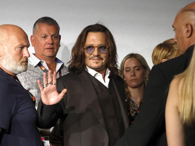 Depp made the candid comments at the Jeanne Du Barry press conference at the 76th annual Cannes film festival. Picture: Guillaume Horcajuelo/Pool/Getty Images