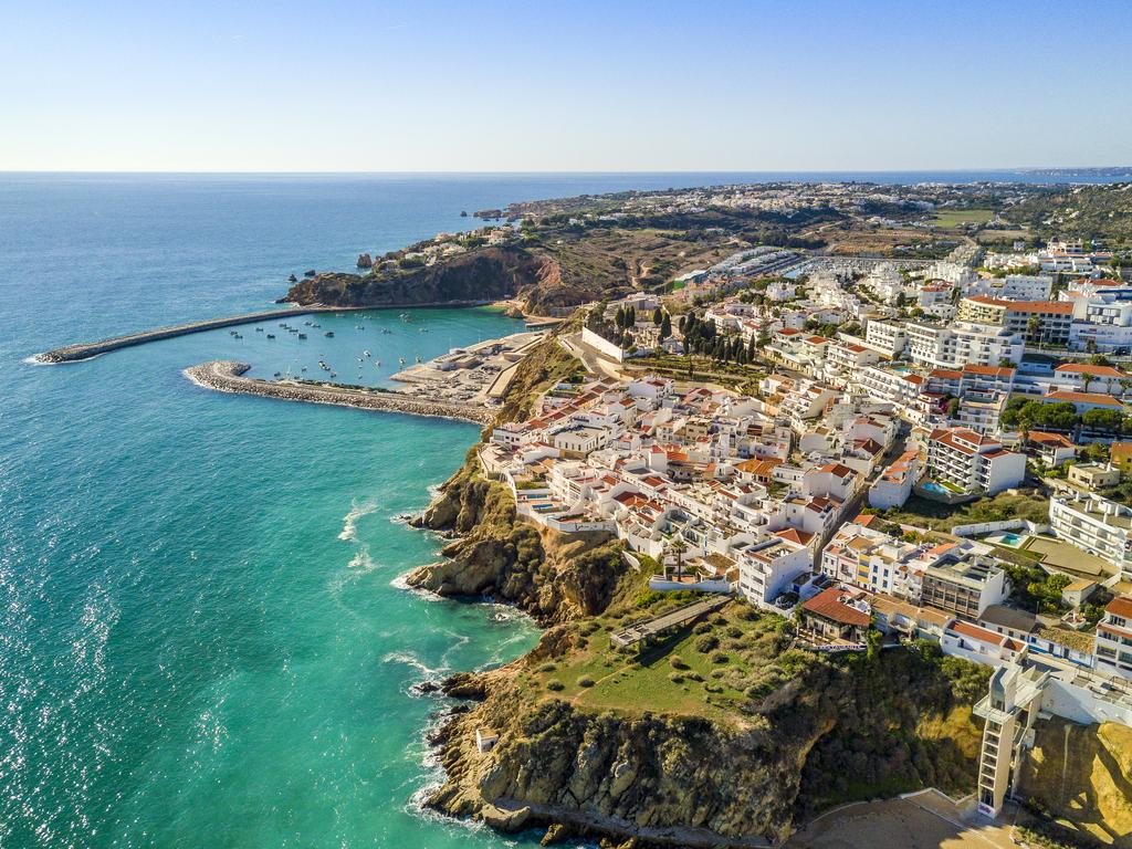 Albufeira in the Algarve region, Portugal.