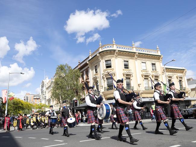 Town and Gown at the UTAS Graduation, Launceston. PICTURE CHRIS KIDD