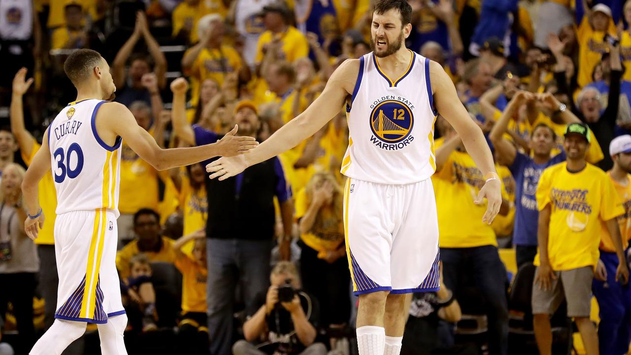 Andrew Bogut has retired after a 14-year NBA career that included winning the 2015 NBA championship. Picture: Ezra Shaw/Getty Images/AFP
