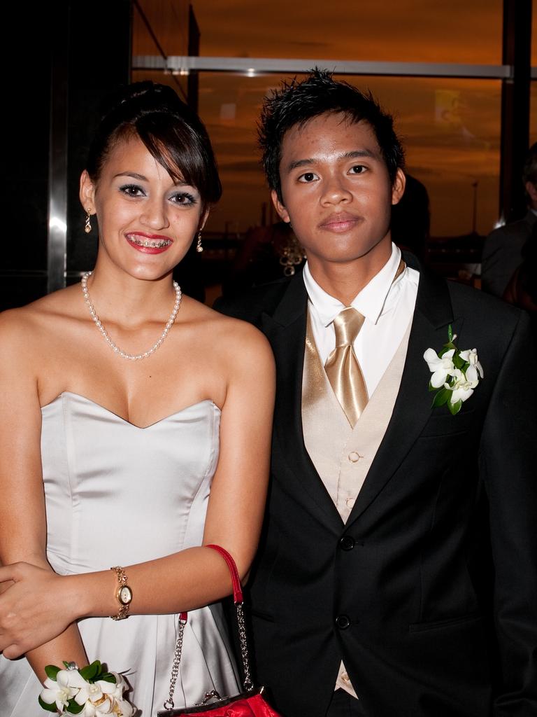 Sarah Munson and Christian Pertudo at the 2009 Kormilda College formal. Picture: NT NEWS