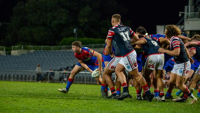 Malachi Smith in action for the Knights. Picture: Thomas Lisson